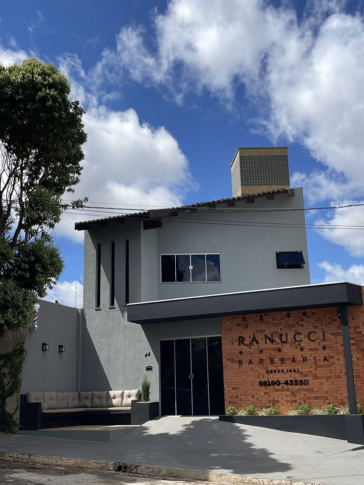 Cadeira de atendimento da Ranucci Barbearia